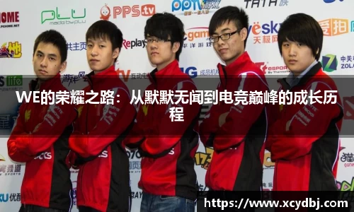 WE的荣耀之路：从默默无闻到电竞巅峰的成长历程