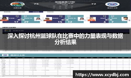 深入探讨杭州篮球队在比赛中的力量表现与数据分析结果